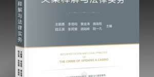 《开设赌场罪类案释解与法律实务》新书推荐￼